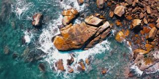 港岛石澳的无人机照片