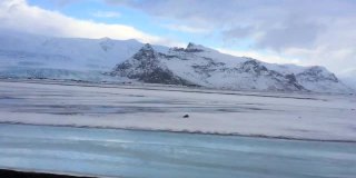 驱车前往Vatnajokull冰川