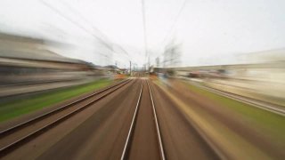 4 k。时光流逝，日本高速列车视频素材模板下载