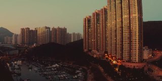 香港人口密集的住宅综合体