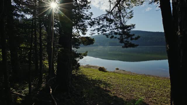 穿过森林到湖边——黑湖Durmitor山