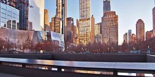 9/11纪念馆。曼哈顿。纽约