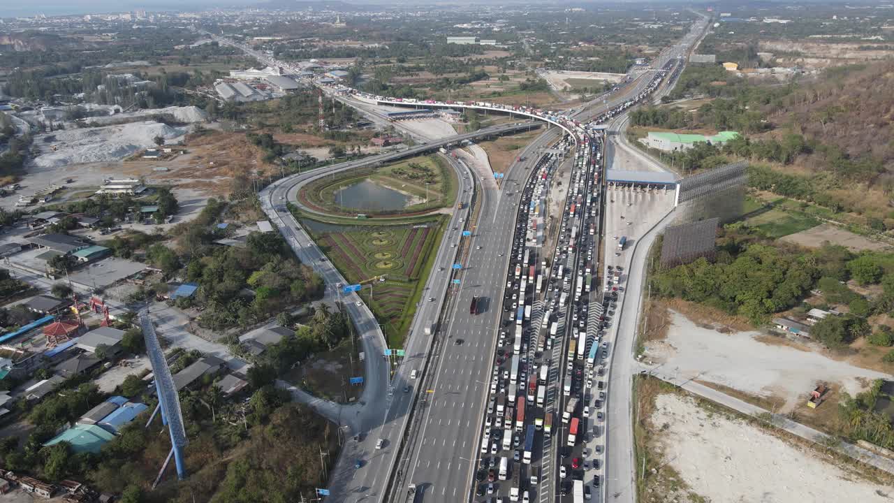 阿索克十字路口交通堵塞，那里旅游