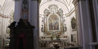 那不勒斯-圣卡特琳娜教堂概述在Chiaia