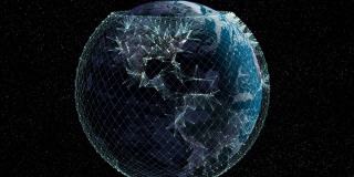 地球西半球的卫星互联网。