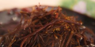 中式蔬菜和海鲜面条，jjajang，韩国食物
