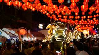 舞龙庆祝中国农历新年视频素材模板下载