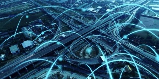 智能数字城市高速公路与全球化图形网络的连接