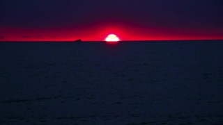 日落黑海，巴统地平线景观视频素材模板下载