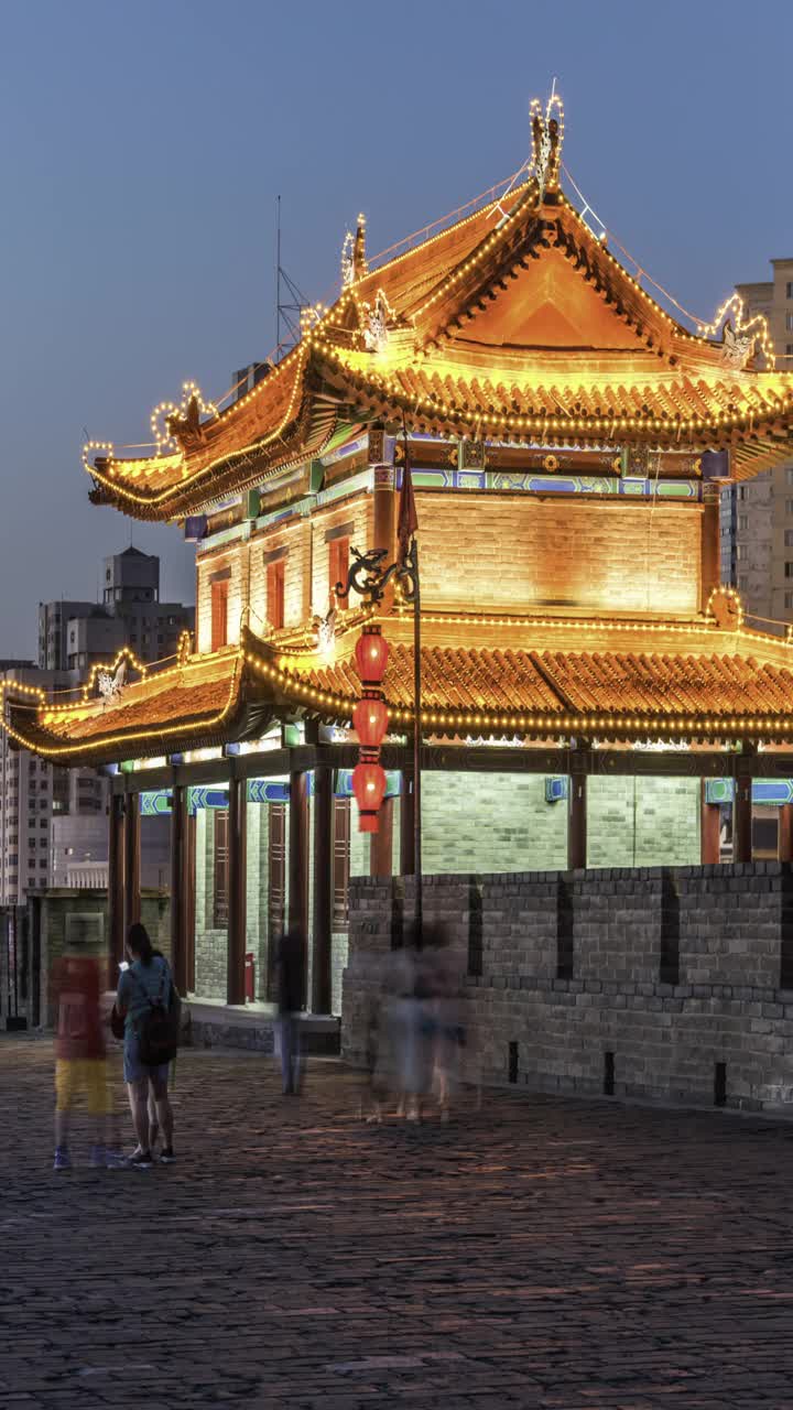 T/L中国古建筑，陕西省西安市，中国