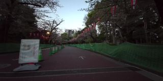 东京上野安石公园清晨骑行2021年4月