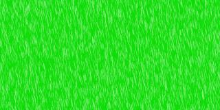 3不同的速度和风向的雨滴下落在一个绿色的屏幕背景。雨点落在潮湿的地板上。色基风暴，雨天的概念。新绿色背景4k。