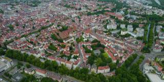 德国奥格斯堡老城鸟瞰图