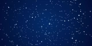 圣诞和新年和寒假主题的雪平环背景动画。