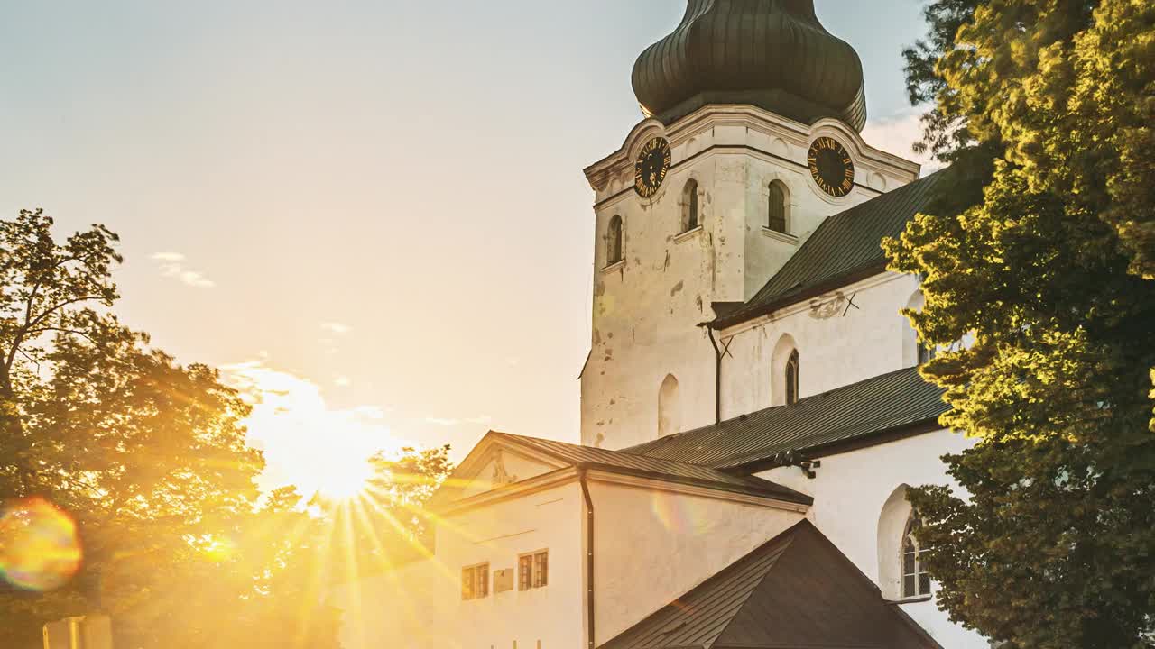 爱沙尼亚塔林。圣母玛利亚大教堂或圆顶教堂。著名和受欢迎的地标。联合国教科文组织世界遗产