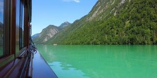 贝希特斯加登湖Königssee，一个阳光明媚的夏日