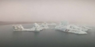 冰岛Jokulsarlon冰川湖FPV无人机飞行视频Jökulsarlon冰山