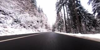 冬季公路旅行