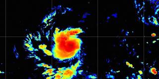 2021年费利西亚飓风卫星图像