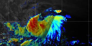 2021年飓风埃尔莎卫星图像