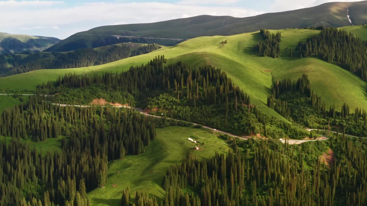 杜库路山景。