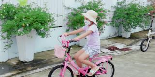 泰国曼谷，2021年7月31日:度假时骑自行车或自行车。