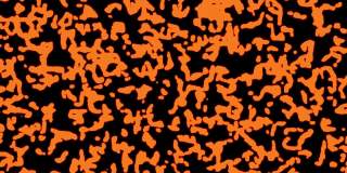 液体橙色波浪公司抽象运动背景。无缝循环。视频动画超高清4K
