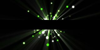 数字动画的flash销售文本横幅对绿色斑点的光在黑色背景