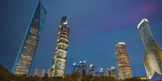 位于中国上海陆家嘴金融中心的超时空公园