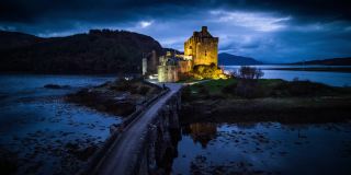 苏格兰Eileen Donan城堡-航拍