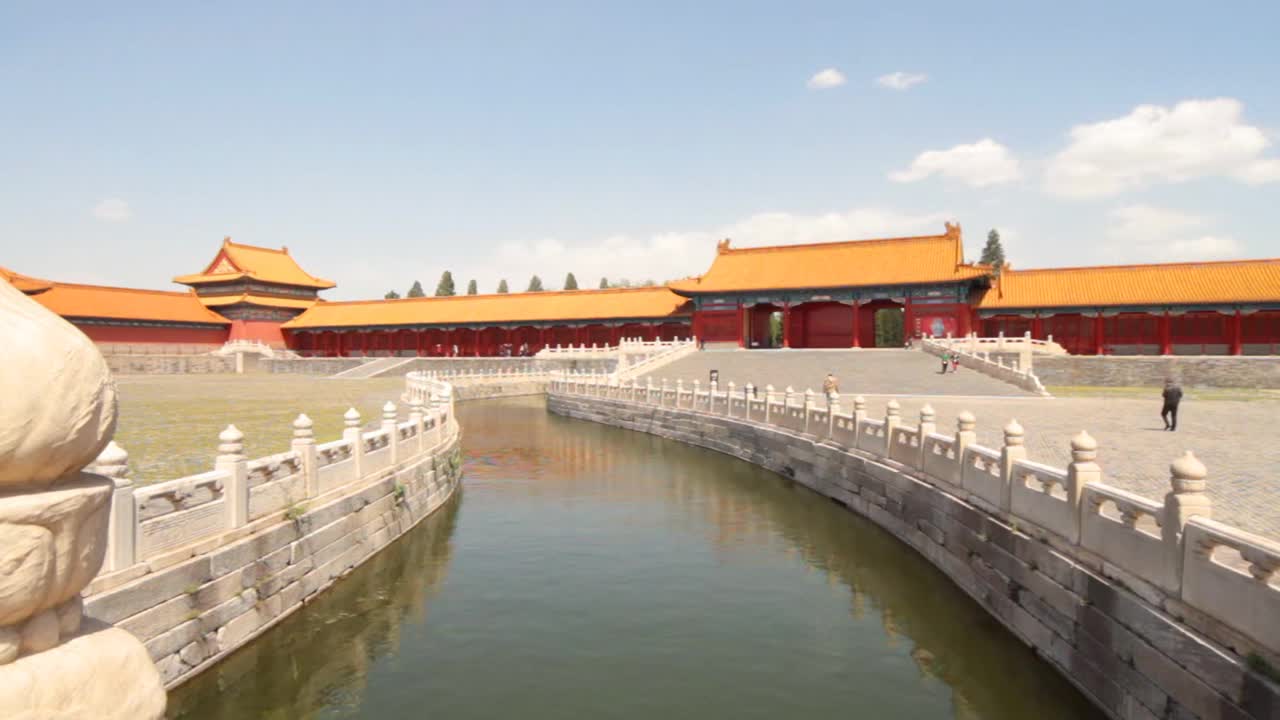 金河和紫禁城，北京，中国