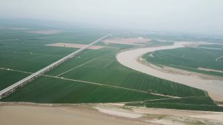 中国陕西省:黄河流域视频素材模板下载
