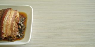 梅菜口肉或蒸五花肉汕头芥菜肘食谱-中国菜风格