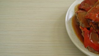 北京烤鸭或红烧烤鸭——中国风味视频素材模板下载