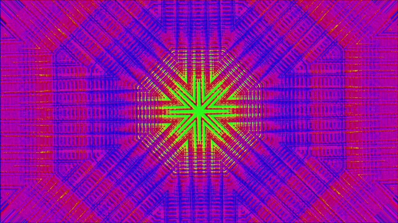 抽象迷幻几何赛博朋克的彩虹背景