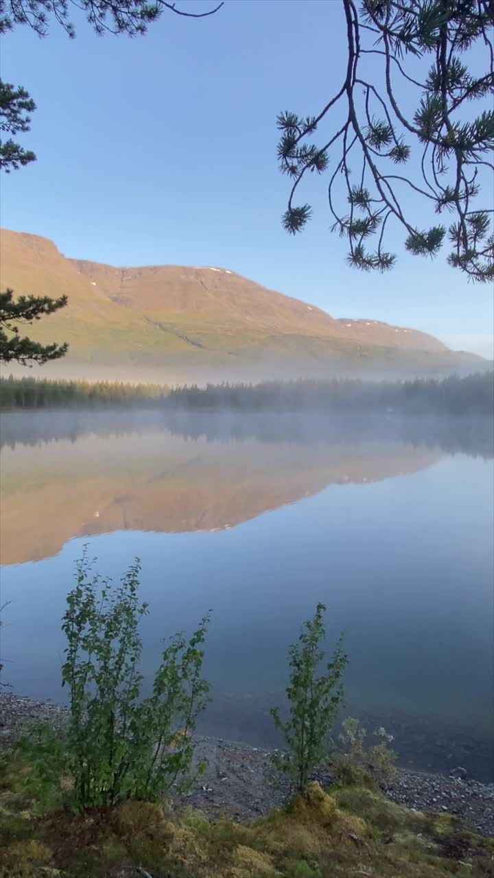 挪威荒野湖