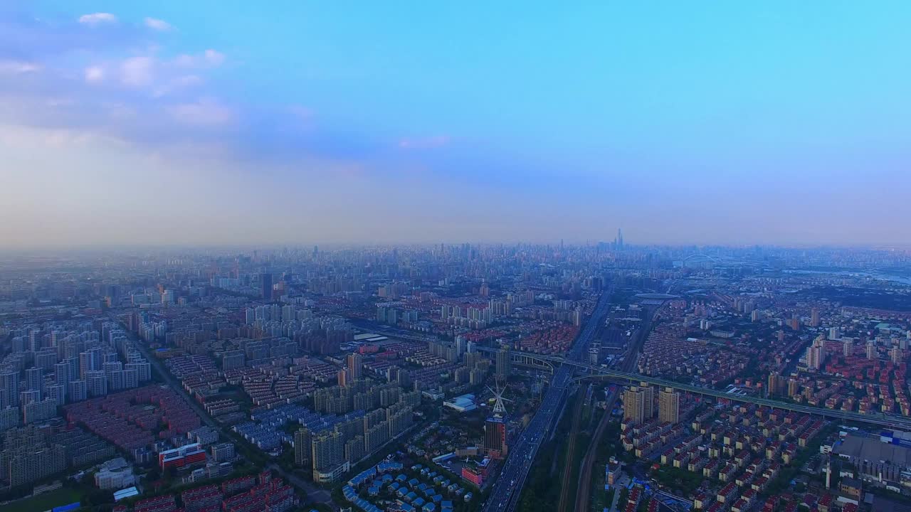 上海景观鸟瞰图