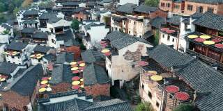 黄陵婺源古村落。中国