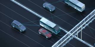 高速公路自动驾驶、人工智能、物联网汽车。4 k。