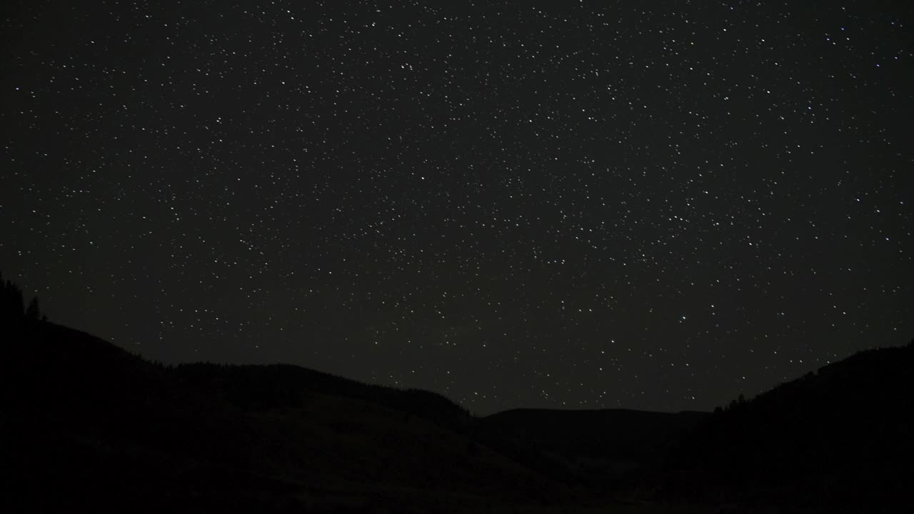 夜星时间流逝的静止