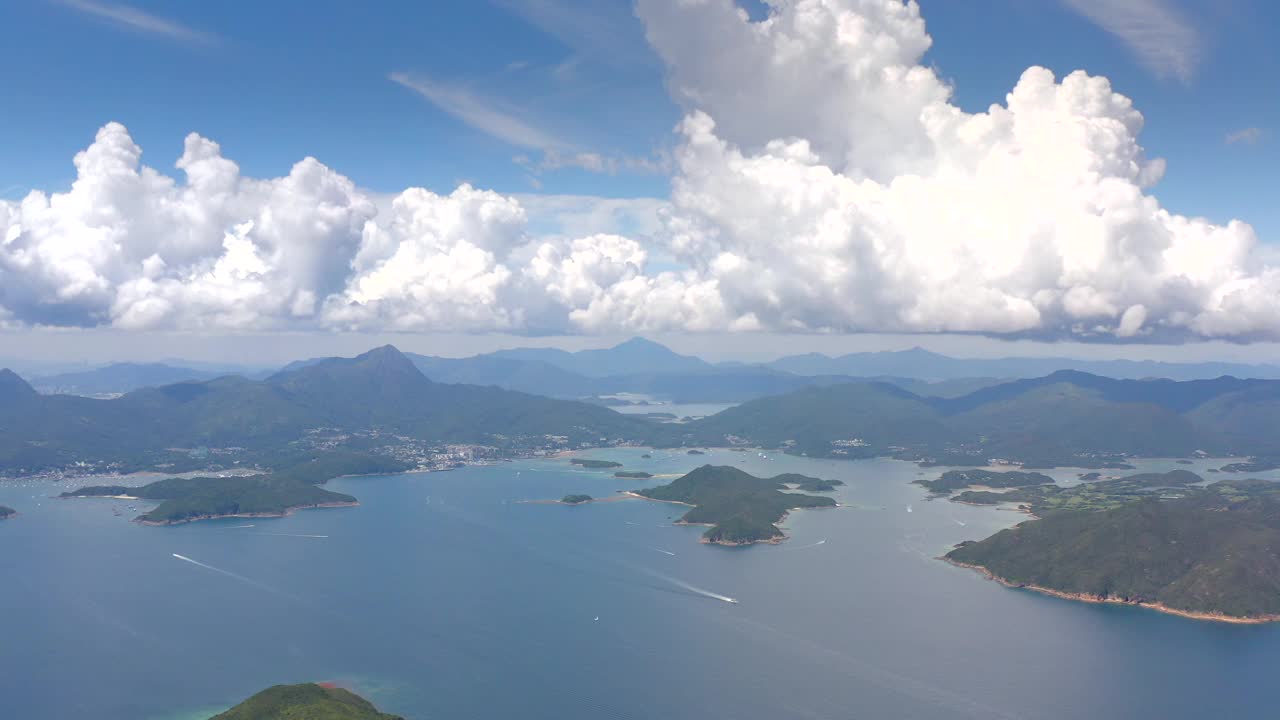 香港西贡清水湾附近的海洋及景观，白天，夏季