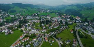 俯瞰瑞士图芬市