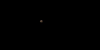 Planet Mars View, Rotation and zoom in to fullscreen, Red Planet Mars new space travel educational animation realistic