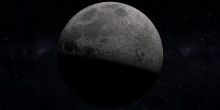 太空月球3DCG数字动画运动图形