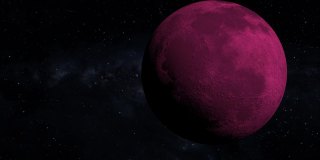 红月亮空间3DCG数字动画运动图形