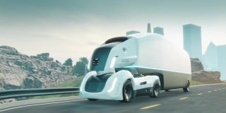 未来自动驾驶电动卡车