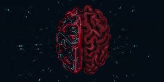 人工智能数字大脑bid数据深度学习计算机机器渲染。
