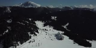 İlgaz， ılgaz山的冬季风景画面