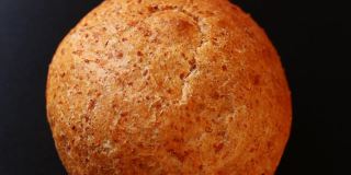 圆面包或面包的特写镜头