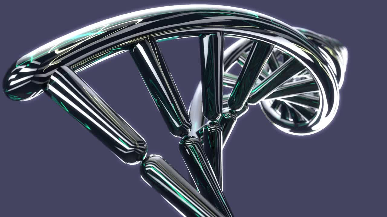 DNA链的医学动画摘要